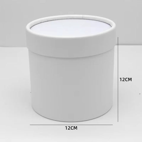 Wholesale Modern Luxury Cylinder Rigid Gift Box Recyclable Handmade Vanishing Teachers' Day Flowers Hugging Mini Flower