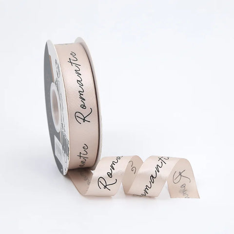 Luxury 2.5CM English Ribbon Romantic Flower Bouquet for Valentine's Day Christmas or Wedding Gift Ribbons