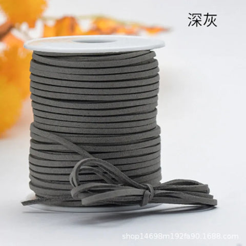 Wholesale 45-Yard Velvet 3mm Flat PVC Strap Floral Suede Binding for DIY Crafts Christmas Birthday Halloween