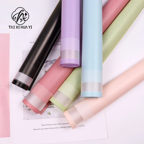 Flower Bouquet Packaging Paper Single-Sided Coated Wrapping Paper for Flower Shops