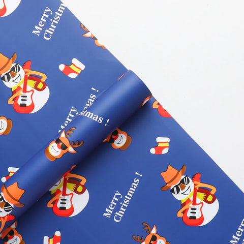 Eco-friendly Wrapping Paper Cotton Pulp Single-sided Coated for Christmas Bouquets Gift Wrapping Paper