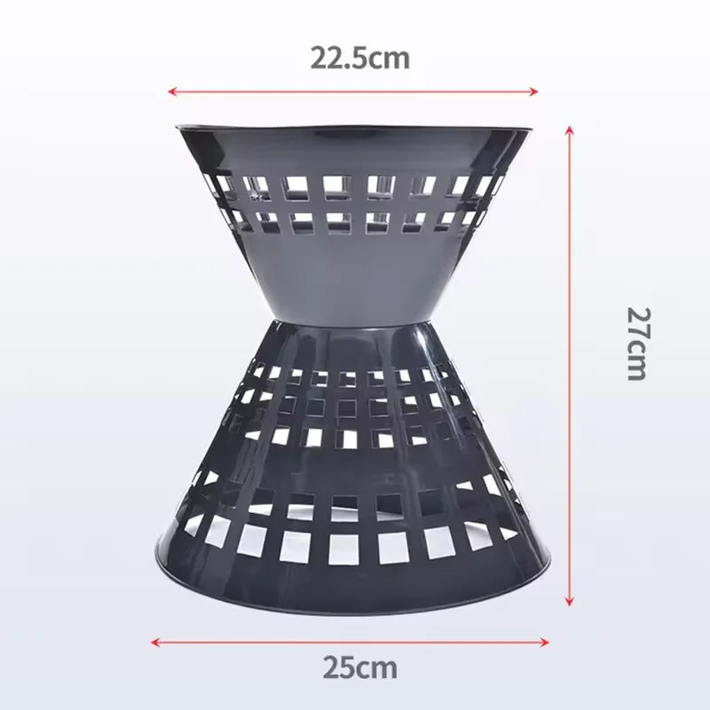 Christmas Design Plastic Container Flower Holder with Drainage Hole for Garden Use-Durable Modern Minimalist