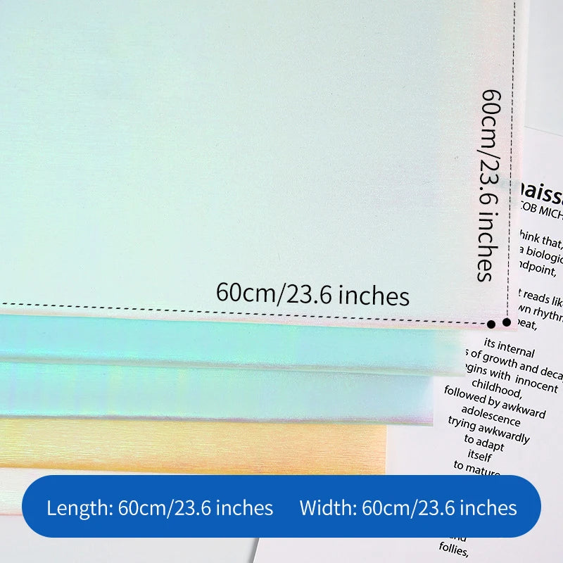 Single-sided Coated Waterproof Thickened Precious Pearl Gloss Paper Elegant Wrapping Flower Paper