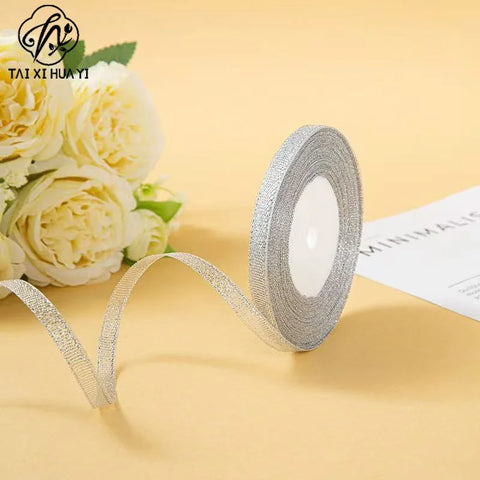 Satin Edge Organza Chiffon Ribbon Organza for Christmas Cake Handcrafted Gift Box Bow Decoration