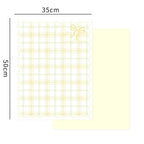 Internet Celebrity Simple Grid Packaged Coated Flowers DIY Mother's Day Bow Wrapped Bouquet