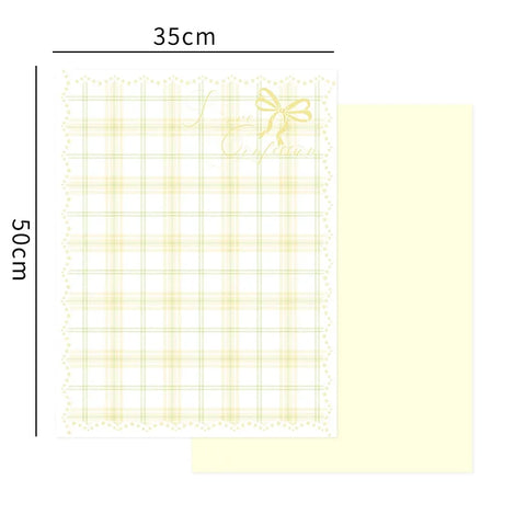 Internet Celebrity Simple Grid Packaged Coated Flowers DIY Mother's Day Bow Wrapped Bouquet