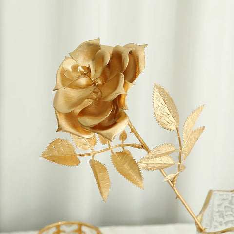 Golden Eucalyptus Ginkgo Gold Leaf Simulation Flower Hug Bucket Festive Christmas Wedding Graduation Decoration