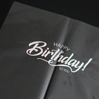 Transparent Happy Birthday Cellophane Virgin Pulp Waterproof Wrapping Paper for Flower Packing Florist Supplies