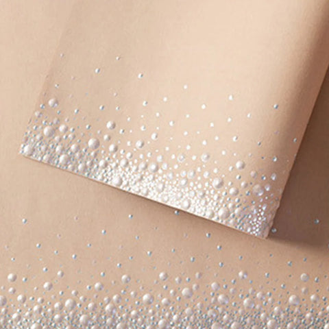 Wholesale Bouquet Wrapping Paper Recyclable Virgin Pulp PE Coating for Flower Packing Wrap