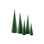 Cone Shaped Plastic Floral Foam for DIY Christmas Day Decor for Flower Arrangements and Floral Foam Tree Cones