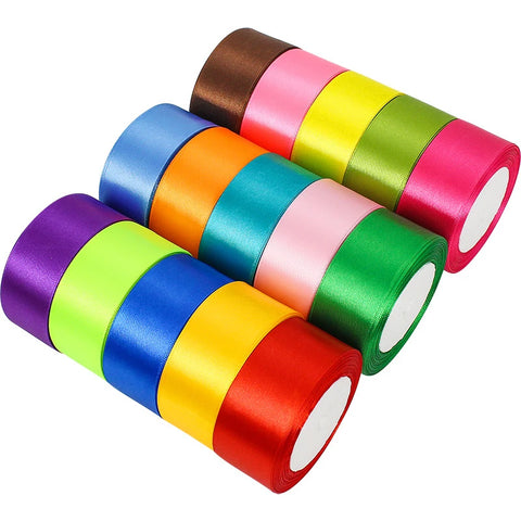 40mm Polyester Satin Ribbon Fashion-Style Floral and Gift Wrapping Ribbon for Birthday Christmas Halloween Decorations