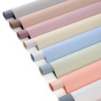 Handmade Ou Ya Two-Color Floral Wrapping Paper Waterproof Flower Packaging with Coating for Bouquets