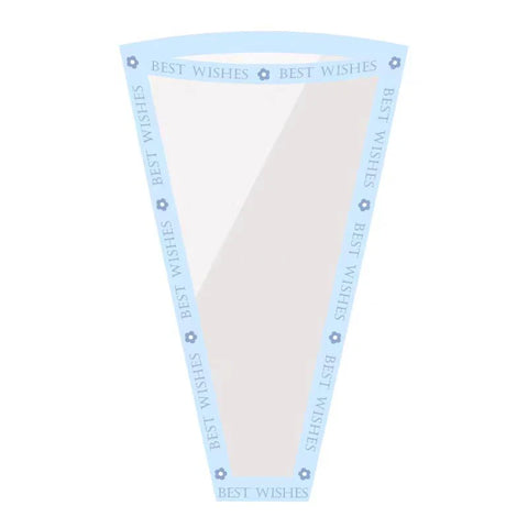 Multi-piece Transparent Waterproof Flower Packaging Bag Virgin Pulp Style with PE Coating for Gift Shop Use