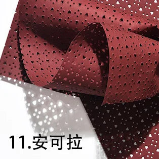 Artistic Marble Purple Specialty Paper PVC Coated for Elegant Flower Bouquet and Gift Wrap Single Side Printing Compatibility