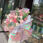 Single-sided Coated Waterproof Thickened Precious Pearl Gloss Paper Elegant Wrapping Flower Paper