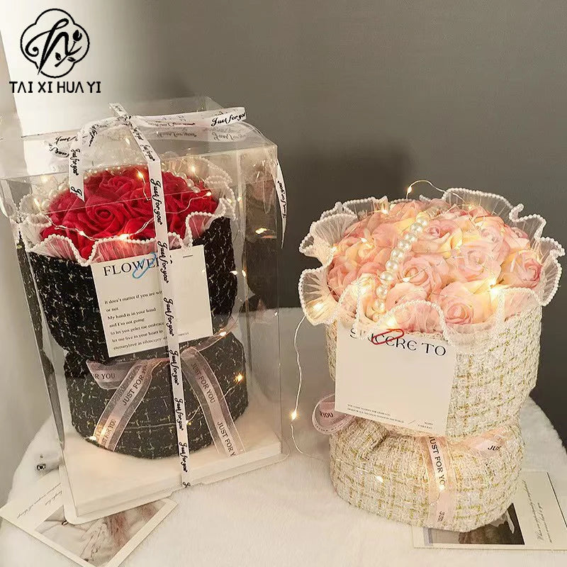 Internet Famous Art Paper Flower Bundle Packaging Single-sided Coated Fresh Spring Broken Flowers Paper