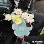 3D Floral Handheld Gift with Folding Flower Box for Cosmetic Packaging on Mother's Day