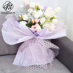 Lafite Coated Single Side Water-proof Eco-Friendly Recyclable Offset Printed Flower Wrapping Paper