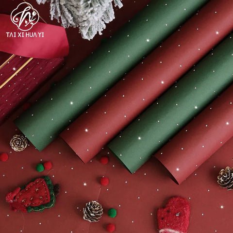 Wholesale PE Coated Single Lychee Textured Flower Wrapping Paper Custom Offset Printing Waterproof for Bouquet Gift Packaging