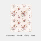 Romantic Floral Art Bouquet Wrapping Paper 38*50cm Recyclable PE Coating for Valentine's Day Eco-Friendly Flower Shop Supplies