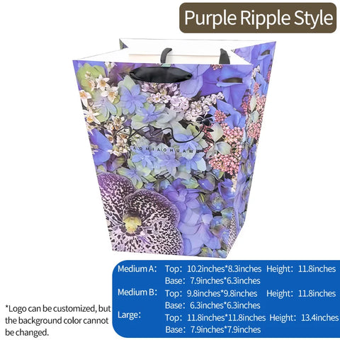 Portable  Paper Trapezoidal Hand-held Flower Bouquet Packaging Inner Liner and Fixed Rose Hugging Bag with Waterproof Feature