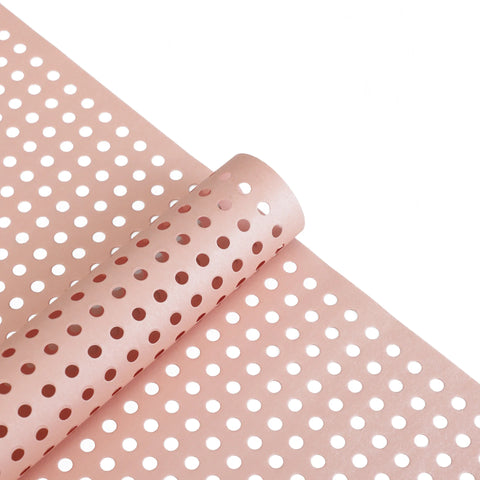 Single-Sided Coated Embossed Hollow Hole Paper Flower Waterproof Decorative Packaging Paper