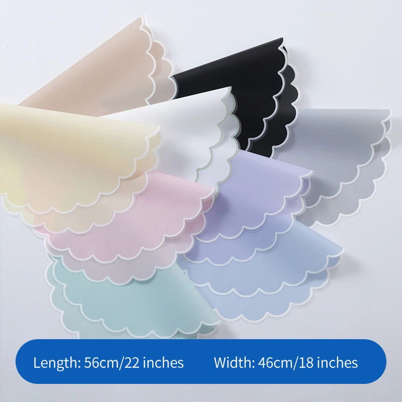 Cloud Jelly Floral Art Paper Virgin Pulp Style Waterproof Packaging for Flower Shops Bouquets and Gift Wrapping