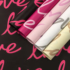 Valentine's Day Big Love Flower Wrapping Paper Bouquet Waterproof DIY Material Rose Packaging for Flower Shop Wholesale