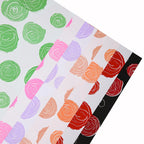 DIY Valentine's Day Gift 58*58cm Art Paper Rose & Carnations Wrapping Paper Virgin Pulp Style Flower Wrapping Paper