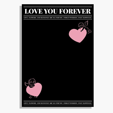 Valentine's Day Angel Love Bouquet Virgin Waterproof Wrapping Paper for Rose Flowers Packaging Supplies