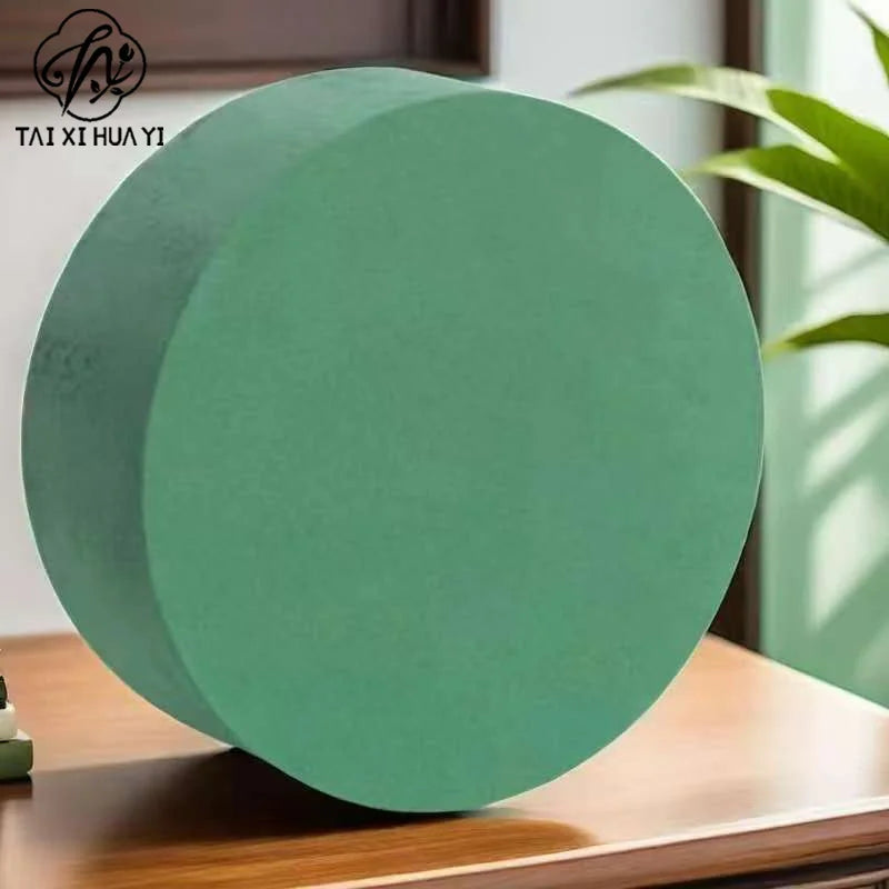 Floral Foam Block Round Cake, Floral Foam Flower Wrapping Base Flower Arranging Special Mud Cylindrical Shape