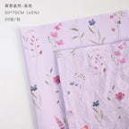 High-End Flower Wrapping Paper Hand-Rolled Ins Gift Packaging Tissue PE Coating Material