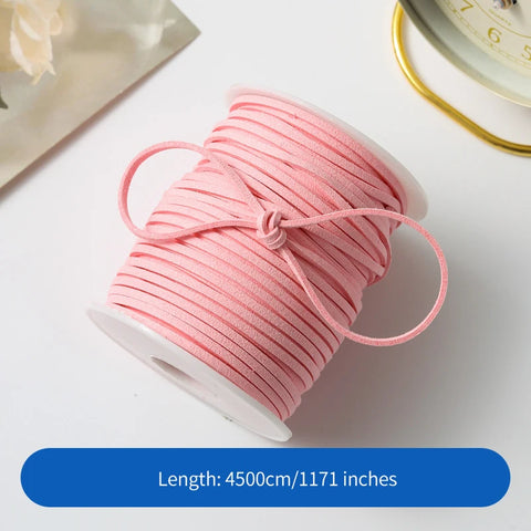 Wholesale 45-Yard Velvet 3mm Flat PVC Strap Floral Suede Binding for DIY Crafts Christmas Birthday Halloween
