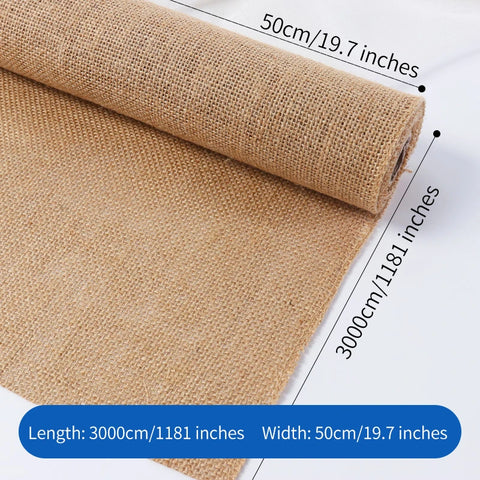 Wholesale 50cm*3m Linen Fabric Roll Rose Bouquet Flower Wrapping Paper Elegant Gift Packaging Paper