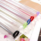 Transparent Border Coated Single-Sided OPP Waterproof Eco-Friendly Recyclable Offset Printing Compatible Flower Paper