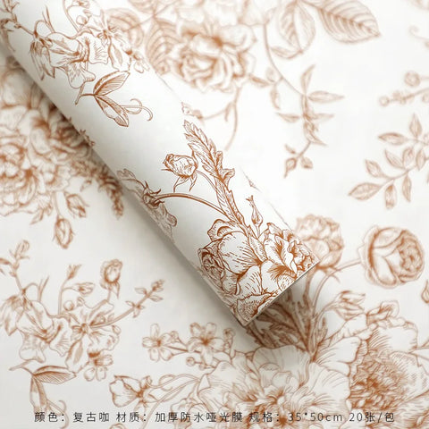 Qixi Wave Gauze Fresh Bouquet Packaging Materials Korean Wave Design Pleats Single Side Coated Eco-Friendly Water-proof