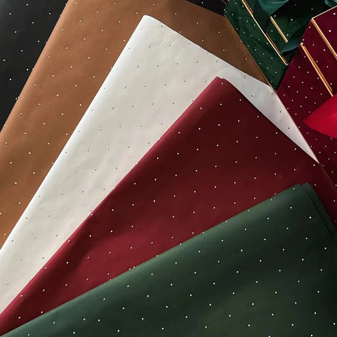 New Christmas Luxury Phantom Wrapping Paper-DIY Floral Light Single Side Coated Manufacturer Wholesale