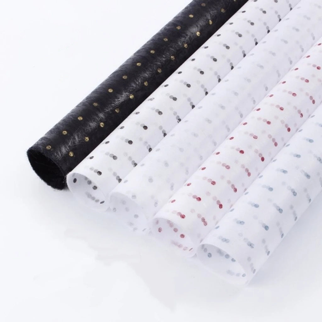 Wholesale Soft Touch Cotton Candy Wrapping Paper Waterproof Floral Bouquet Wrap for Flower Shop รูปสินค้าหลัก