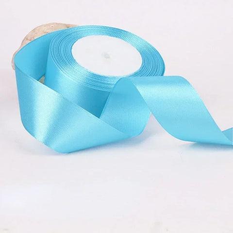 22meters Satin Ribbon 50-Color 4cm Sash DIY Craft Handmade Christmas Wedding Party Fabric Decoration Polyester Gift Ribbons