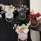 Premium Waterproof PE Coated Floral Wrapping Paper Roll for Gifts Designer Camellia Bull Party Flower Shop Festival Supplies