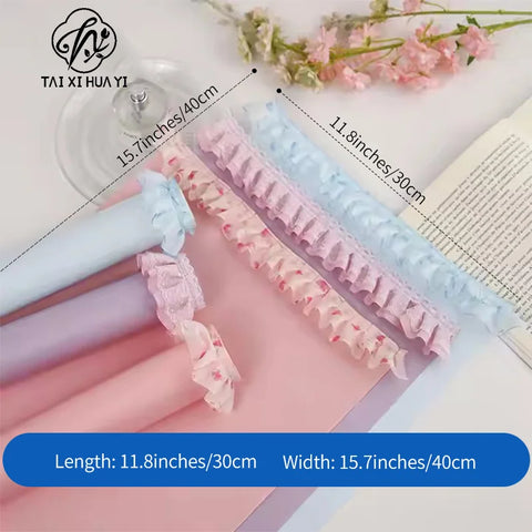 High Quality Single Flower Wrapping Paper Recyclable PE Coating for Parties Holidays and Flower Shops