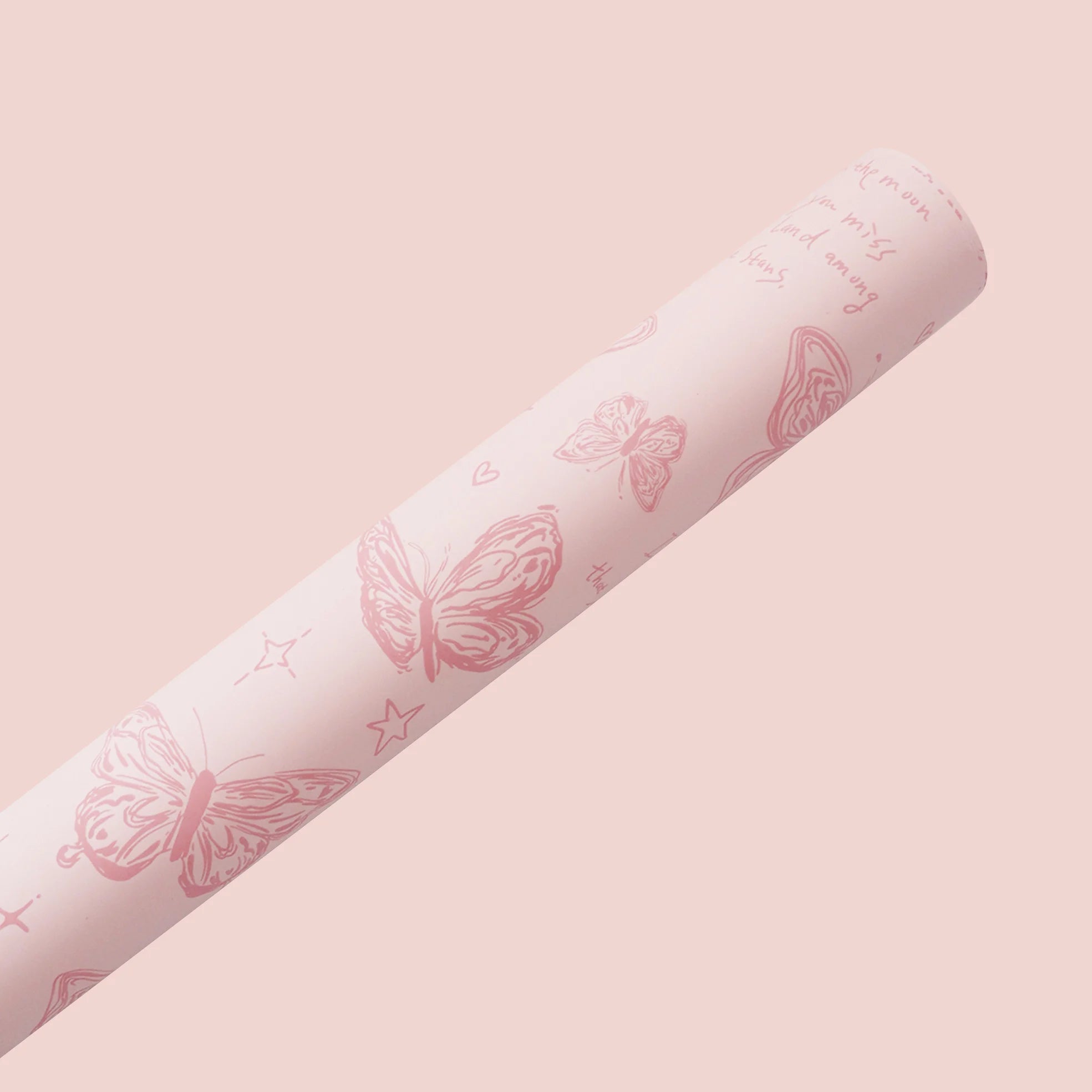 Butterfly Pattern Flower Wrapping Paper Double-Sided PE Coated Recyclable 57x57cm Florist Bouquet Gift Wrap for Packaging New
