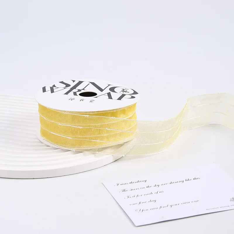 Dacron Wedding Valentine's Day Christmas Flower Bouquet Bow Decoration Ribbon for Gift Packaging