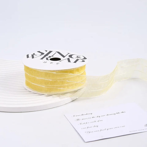 Dacron Wedding Valentine's Day Christmas Flower Bouquet Bow Decoration Ribbon for Gift Packaging