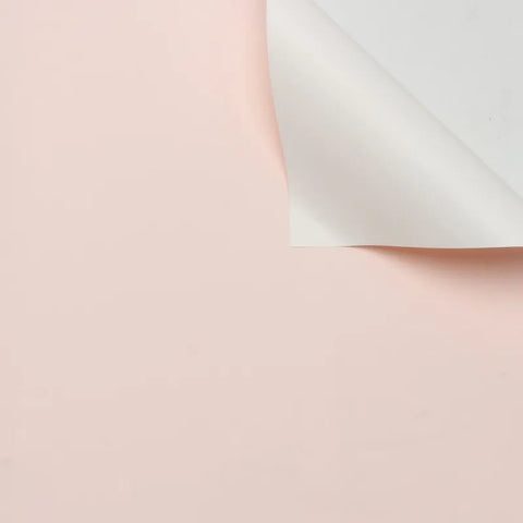 Handmade Ou Ya Two-Color Floral Wrapping Paper Waterproof Flower Packaging with Coating for Bouquets