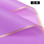 Taixi Brand Gold-edged PE Coated Double-Sided Recyclable Parchment Paper Gravure Compatible Valentine's Day Waterproof Flower