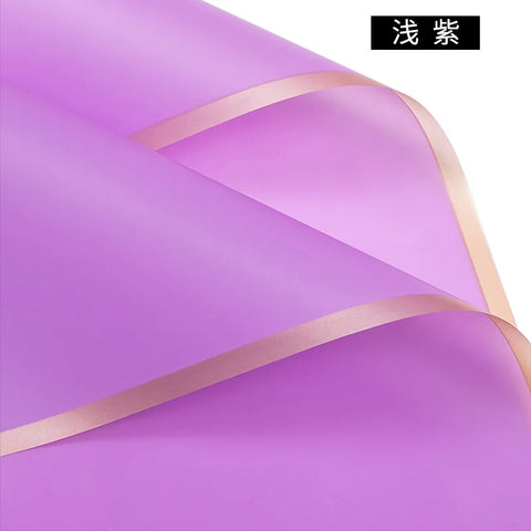 Taixi Brand Gold-edged PE Coated Double-Sided Recyclable Parchment Paper Gravure Compatible Valentine's Day Waterproof Flower