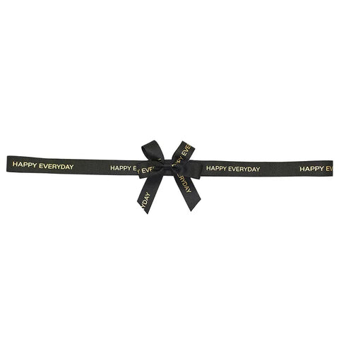Customized Eco-Friendly Christmas Luxury Gift Wrapping Pull Bow Wine Bottle Neck Decorative Pre-Tied Satin Red Ribbon