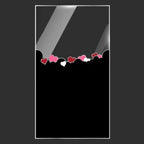 Transparent Border Crystal Paper Waterproof Coated Bouquet Wrapping Paper for Flower Arrangement