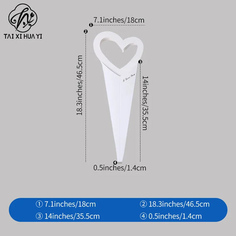 Eco-friendly Elegant Single Rose Waterproof Kraft Paper Bag Wedding Bouquet Packaging for Valentine's Day